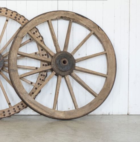 ANTIQUE WAGON WHEEL