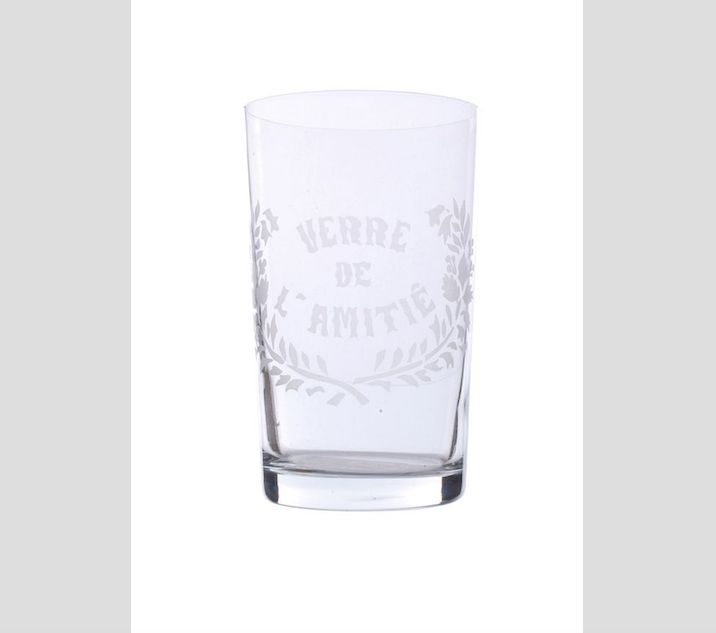 VERRE DE L&#39;AMITIE&#39; STRAIGHT GLASS