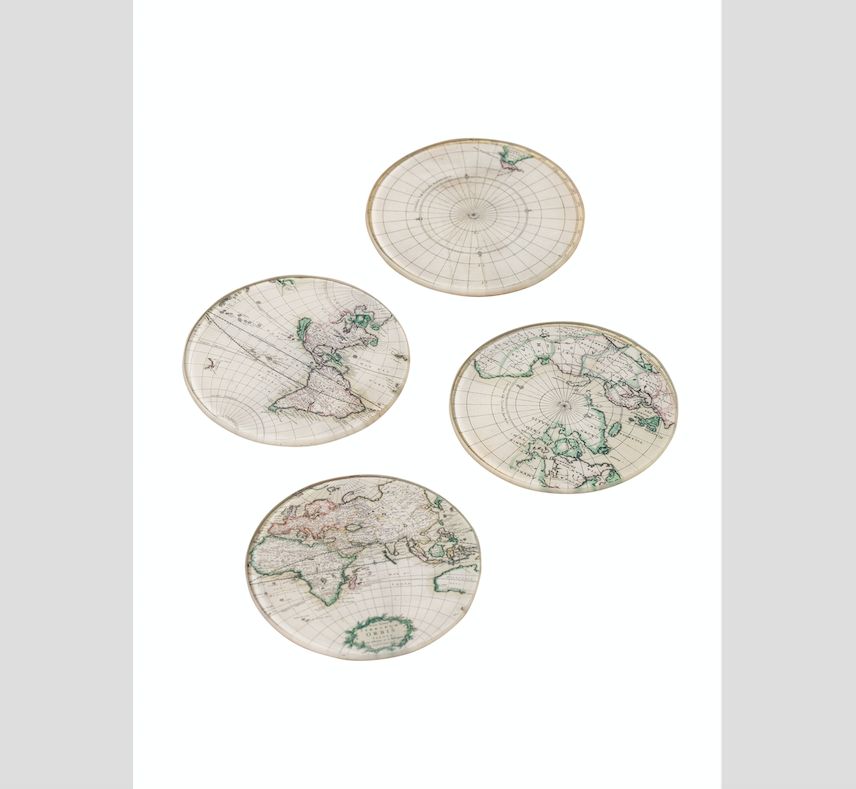 S/4 COASTERS &#39;TOUR DU MONDE&#39;