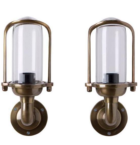 LAMP WALL WOLSELEY BRASS