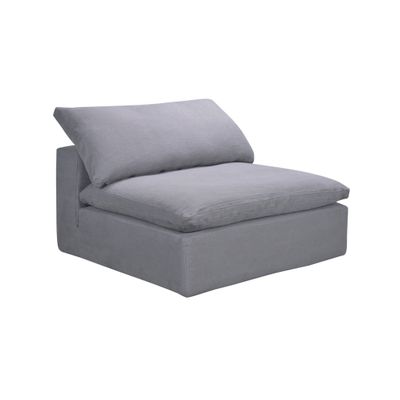 SECTIONAL CLOUD SMALL  1 SEATER-GALATA LINEN GREY