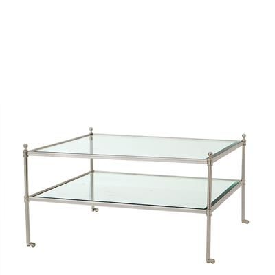 COFFEE TABLE AUBREY SILVER PLATED