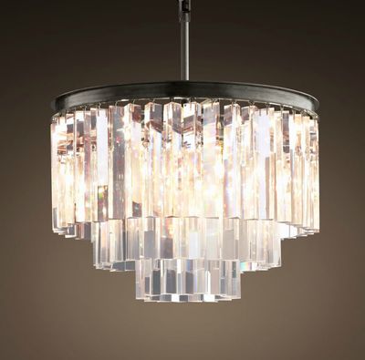 ODEON SM 3 RING CHANDELIER