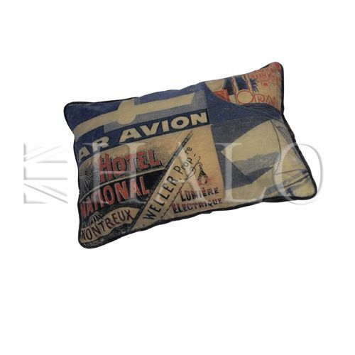 CUSHION PILLLOW GLOBETROTTER