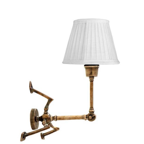 LAMP WALL SPIDER ANT.BRAS