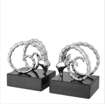BOOKEND IBEX SET OF 2