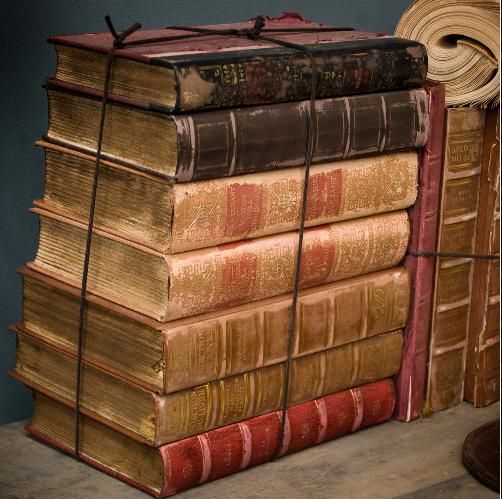 25 cm small antic french books