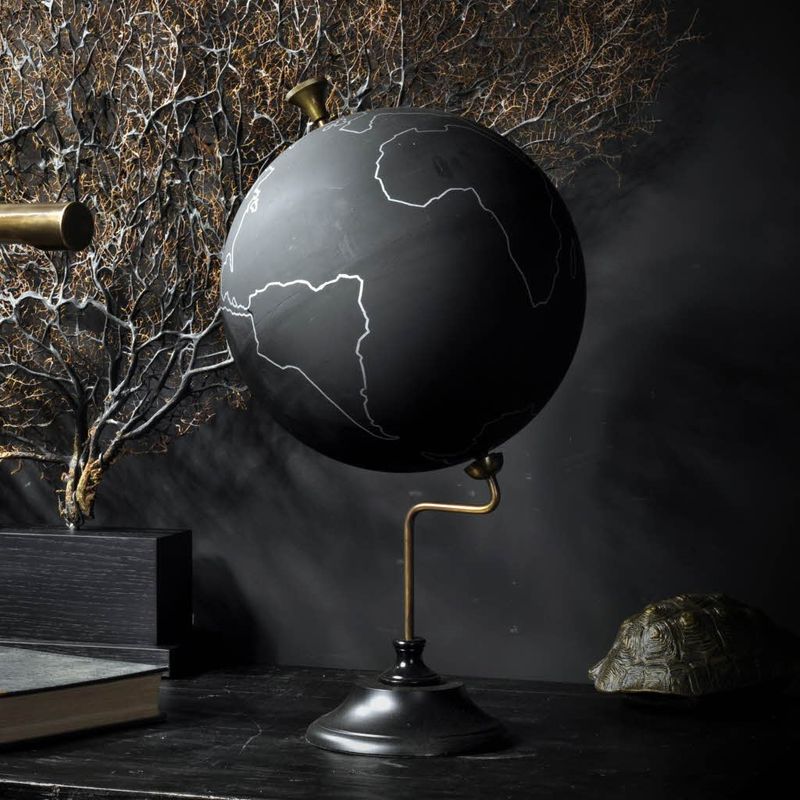 CHARCOAL EARTH GLOBE