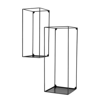 WALL RACK DECO SET OF 2