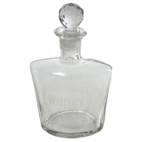 WHISKY GLASS BOTTLE