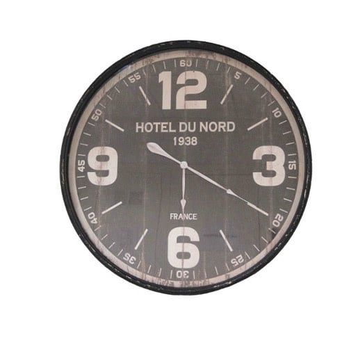 WALL CLOCK HOTEL DU NORD