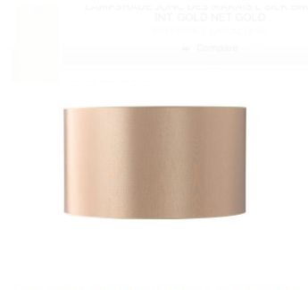 LAMPSHADE JONC DES MARAIS L SOIE BRONZ INT. OR FIL.OR