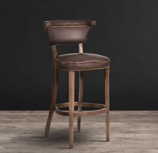 BAR STOOL ANGELES  D.BLK&amp;W.OAK