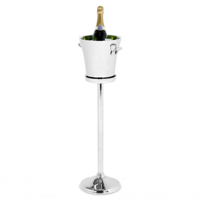 WINE COOLER SELOUS NICKEL FINISH ON STAND