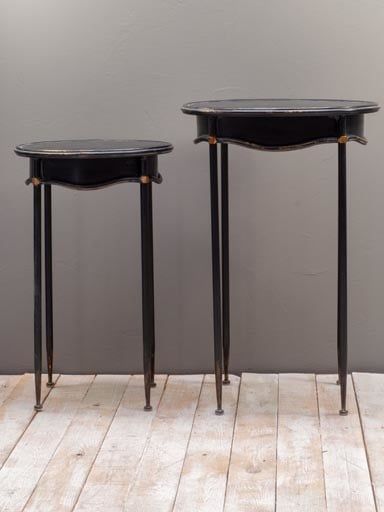 SIDE TABLES SET OF 2 OVAL  ORLEANS