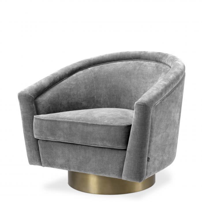CHAIR SWIVEL CATENE CLARCK GREY