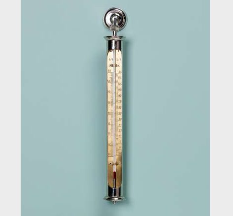 HANGING THERMOMETER NICKLE FINISH