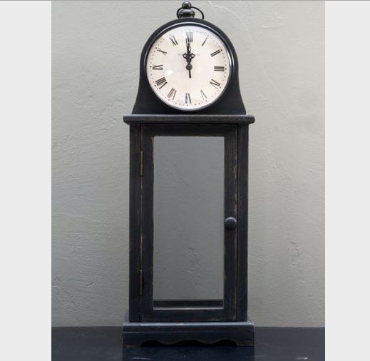 SMALL CLOCK ON STAND WITH DISPLAY