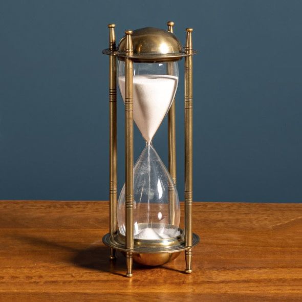 BRASS SANDTIMER 24CM