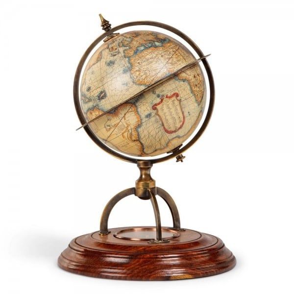 TERRESTRIAL GLOBE WITH COMPASS