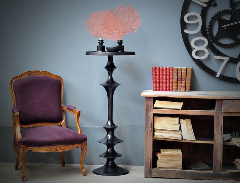 SIDE TABLE ALUMINIUM TALL