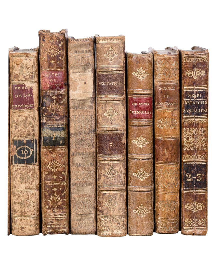 25cm BIG ANTIC FRENCH BOOKS