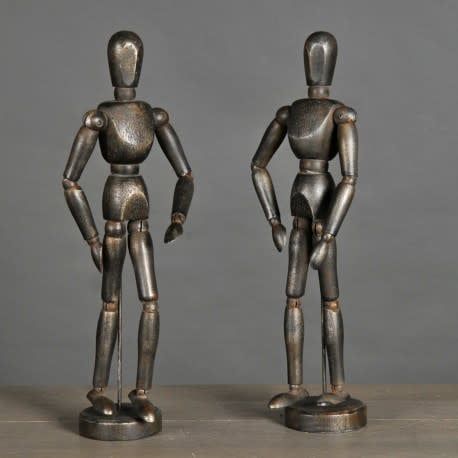ARTICULATED BLACK DUMMIES BLACK EACH