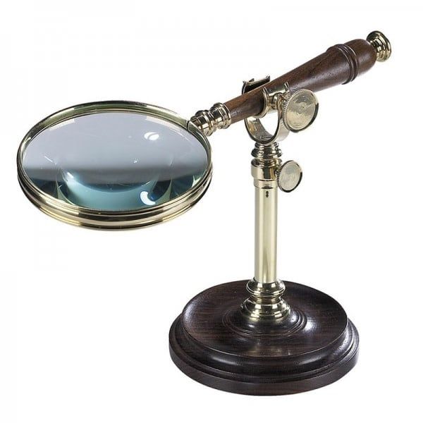 MAGNIFYING GLASS WITH STAND