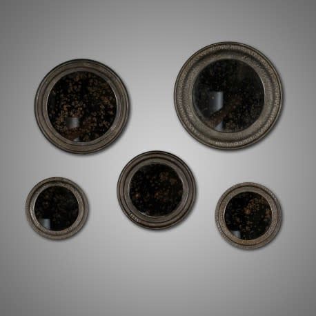 ROUND MIRRORS SET OF 5