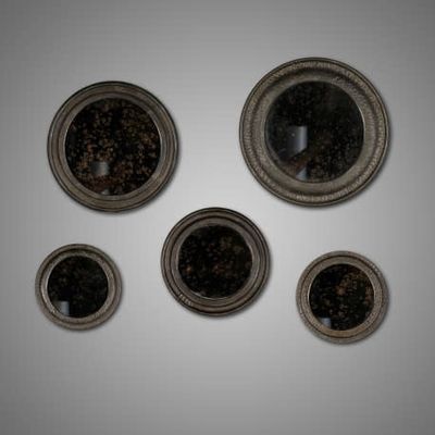 ROUND MIRRORS SET OF 5