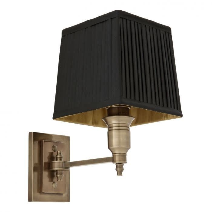 WALL LAMP LEXINGTON SINGLE ANT BRASS