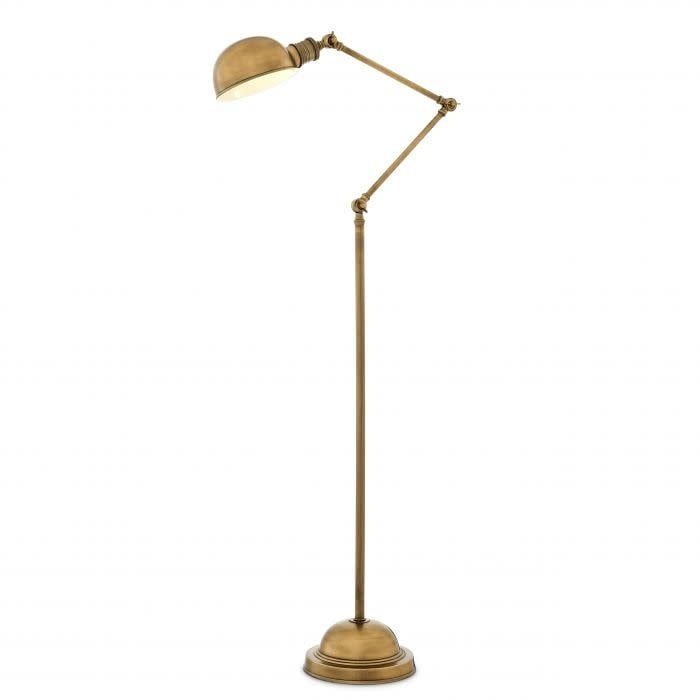 FLOOR LAMP SOHO ANTIQUE BRASS FINISH