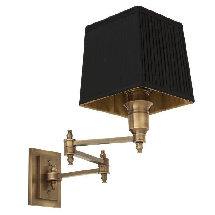 WALL LAMP LEXINGTON SWING ANT BRASS