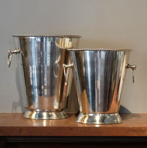 SET OF 2 WINE COOLERS ROUND HANDLES DINARD