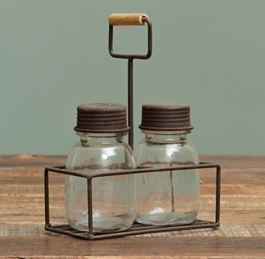 SET OF SALT &amp; PEPPER FARMER STYLE (FOOD S