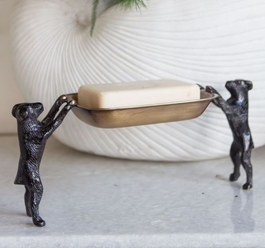 TRINKET TRAY 2 DOGS