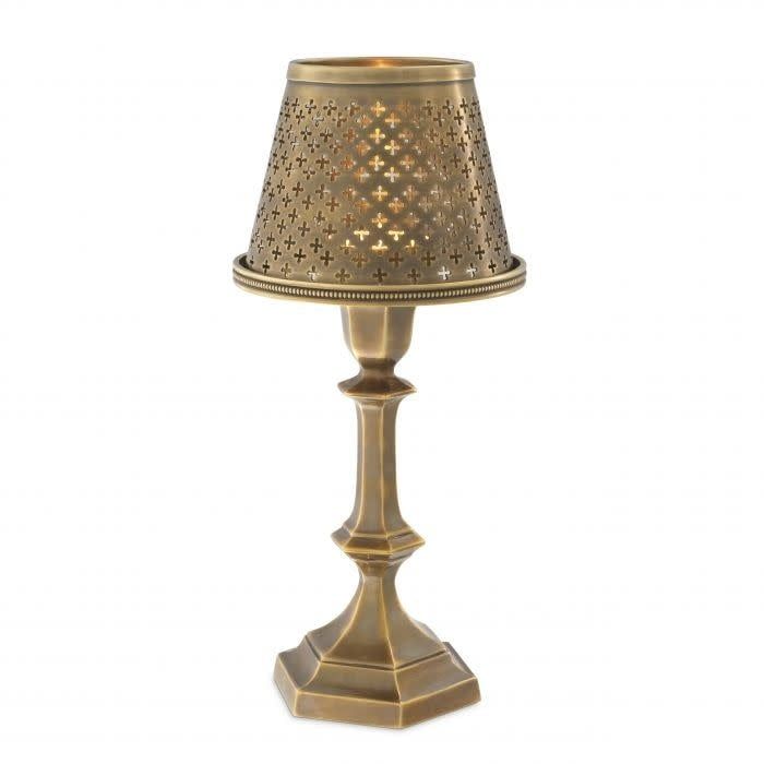 TABLE LAMP TEA LIGHT HOLDER WITH SHADE