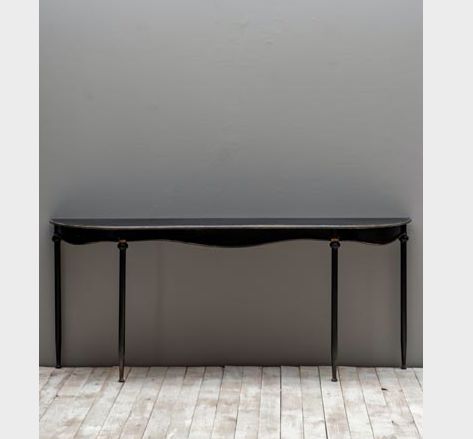LARGE CONSOLE ANTIQUE BLACK ORLZANS