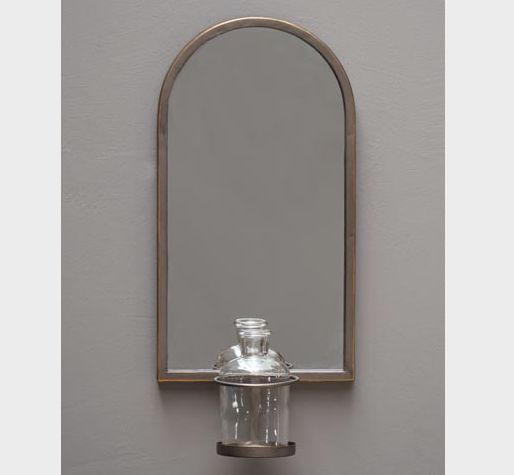 MIRROR WITH SMALL VASE