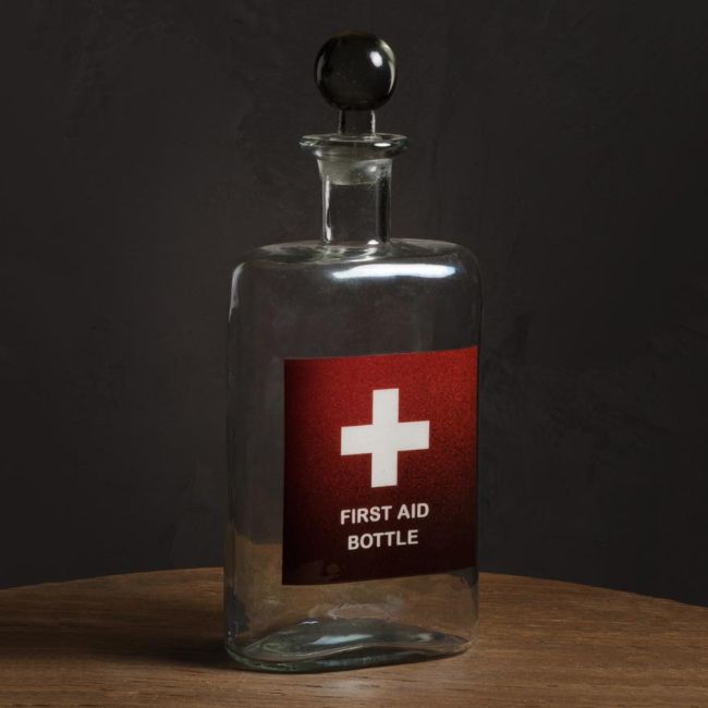 FIRST AID BOTTLE WITH STOPPER
