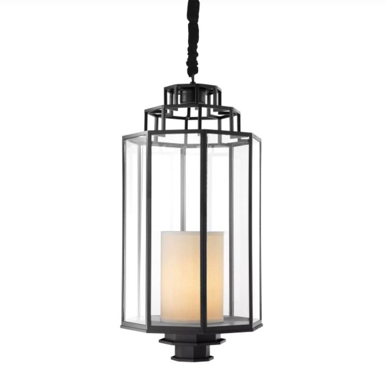 LANTERN MONTICELLO Ø 40 CM BLACK FINISH