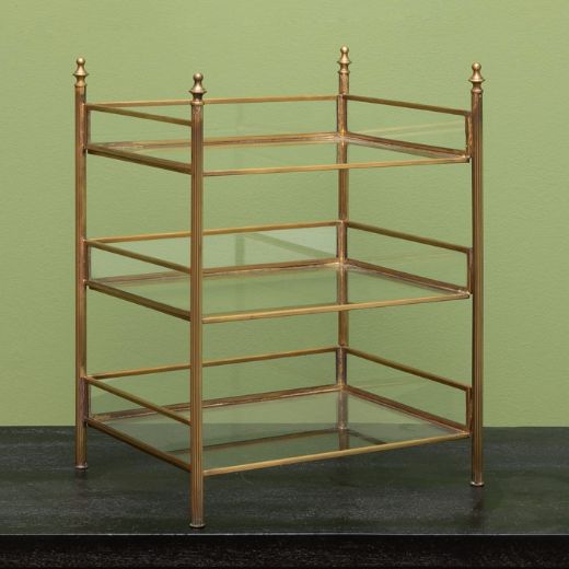 TINY GLASS TABLE SHELF