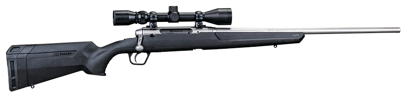 Savage Axis XP Stainless Bolt-Action 270 Win 22&quot; Stainless Barrel Synthetic Stock W/ 3-9X40 Scope #57284