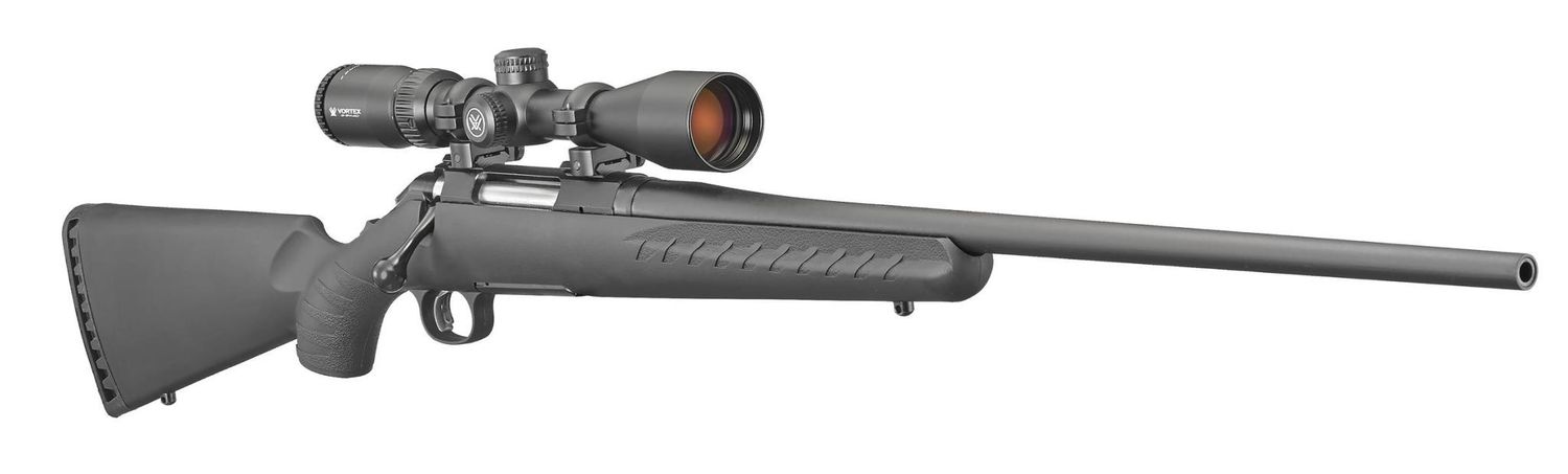 RUGER AMERICAN BOLT-ACTION 270 WIN WITH VORTEX 3-9x40 SCOPE 22&quot; MATTE BLUED BARREL