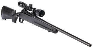 SAVAGE AXIS XP BOLT-ACTION 22-250 REM WITH WEAVER SCOPE 22&quot; MATTE BLUED BARREL BLACK SYNTHETIC STOCK  57257