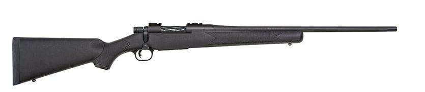 MOSSBERG PATRIOT BOLT-ACTION 243 WIN 22&quot; MATTE BLUED FLUTED BARREL SYNTHETIC STOCK
