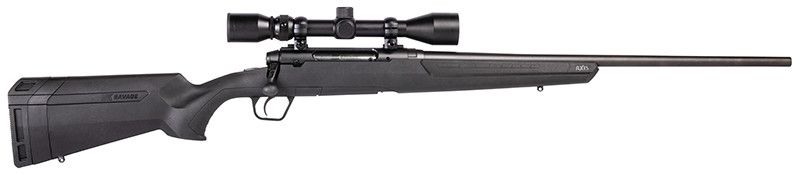 SAVAGE AXIS XP BOLT-ACTION 6.5 CREEDMOOR WITH WEAVER SCOPE 22&quot; MATTE BLUED BARREL BLACK SYNTHETIC STOCK  #57259