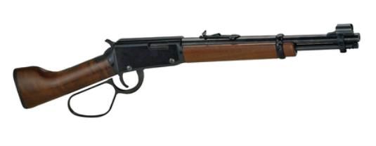 HENRY MARES LEG LEVER ACTION 22LR WALNUT STOCK BLUED 12&quot; BARREL