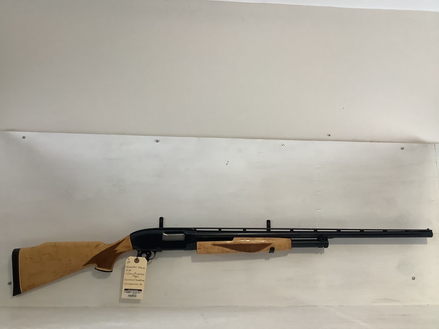 Winchester Model 12 12ga With Custom Birds Eye Maple Stock Excellent Condition