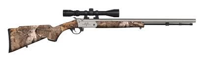 Traditions Buckstalker XT Muzzleloader Rifle .50 Cal 24&quot; BBL Next Camo Wyld 3-9x40 Scope
